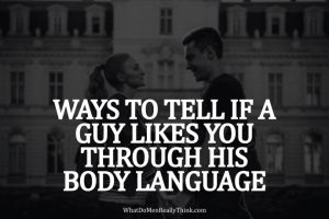 Guy body language attraction - featured image
