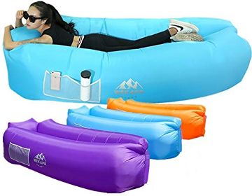 Inflatable air lounger
