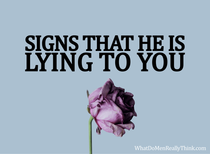 Signs he is lying - featured image