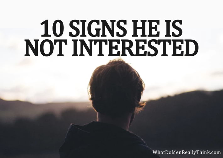 10 signs he is not interested